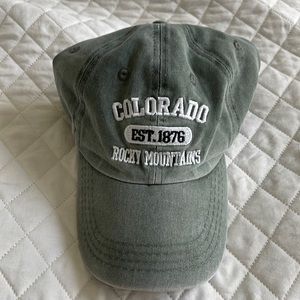 COLORADO RUSTIC GREEN BASEBALL HAT